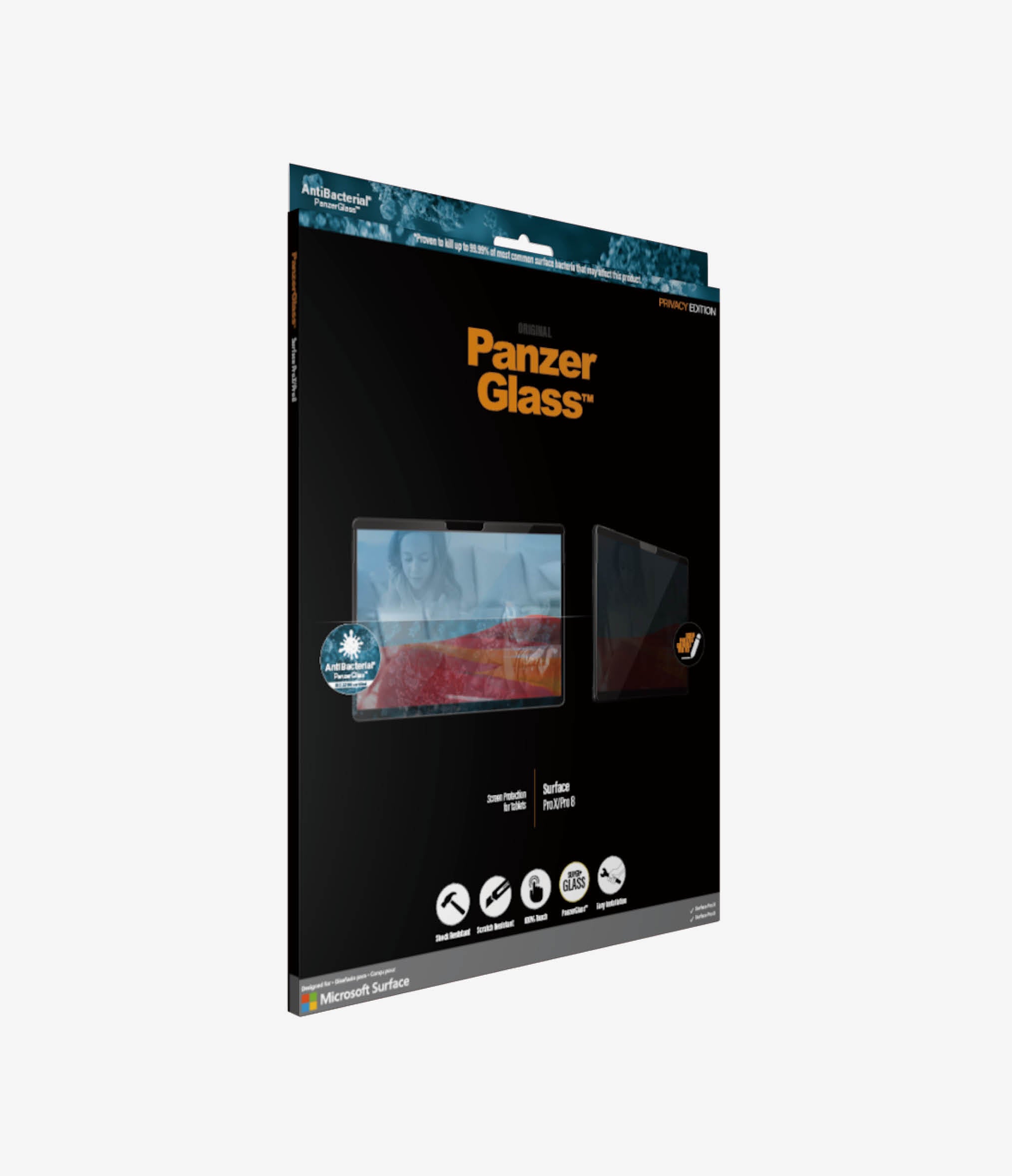 PanzerGlass™ Microsoft Surface Pro X/ Pro 8 - Privacy
